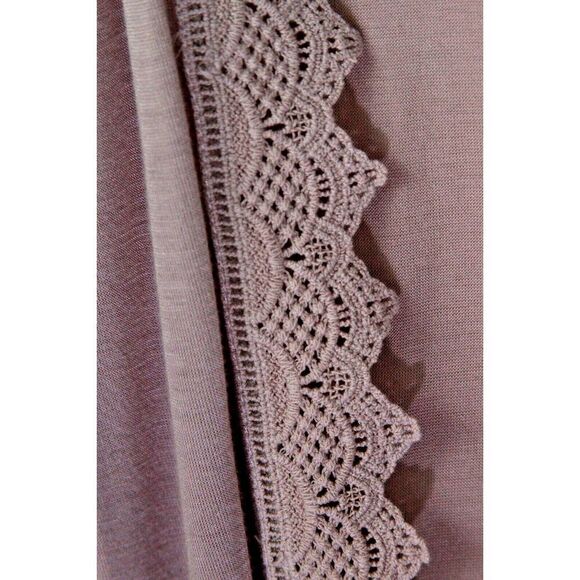 One World Open Cardigan Top Waterfall Purple Womens Small New - Picture 3 of 10